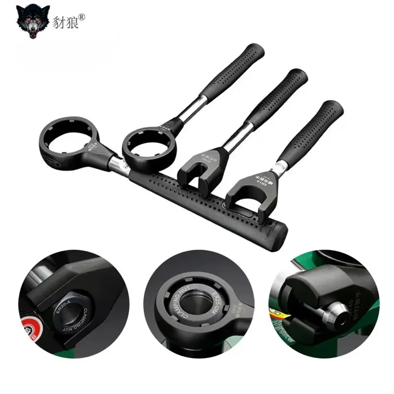 

BT30 BT40 BT50 ER16 ER20 ER25 ER32 ER40 High-End Wrench High Quality Wrench CNC Tool Wrench Pull stud Wrench Pull Nail Wrench