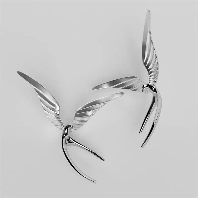 Boucles d'oreilles en forme d'hirondelle, Design Original, Niche, sens élevé de l'indifférence, tempérament, mode, luxe, bijoux simples
