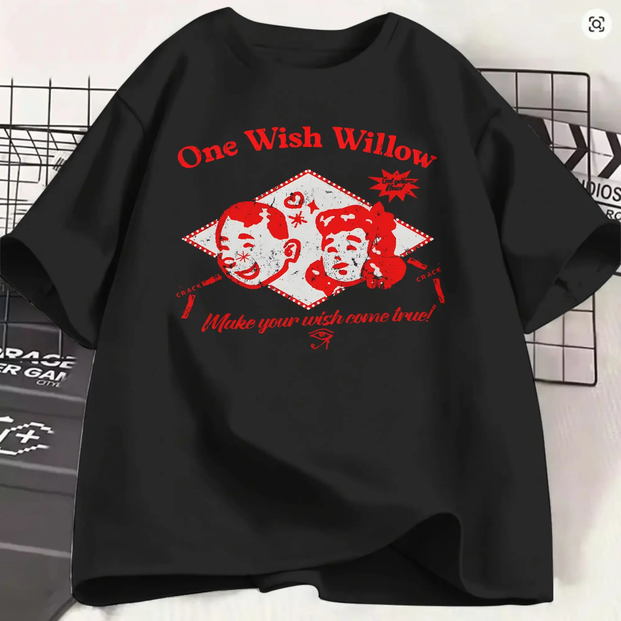 T-shirt vintage en coton One Wish Willow pour homme, motif film Summer Obsession 2026, populaire, à manches courtes, superbe