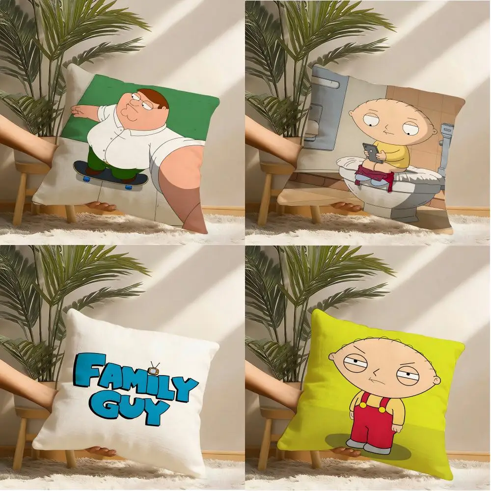 F-family Guy Anime Pillow Case Pillowcase, Double-sided Printed, Sofa Cushion, Bedroom Headboard Pillow