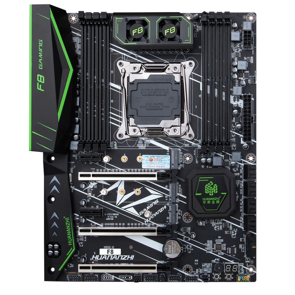 HUANANZHI X99 F8 E-ATX Motherboard  LGA2011-3 8-CH DDR4 2133MHz SATA3.0 New Server/Workstation