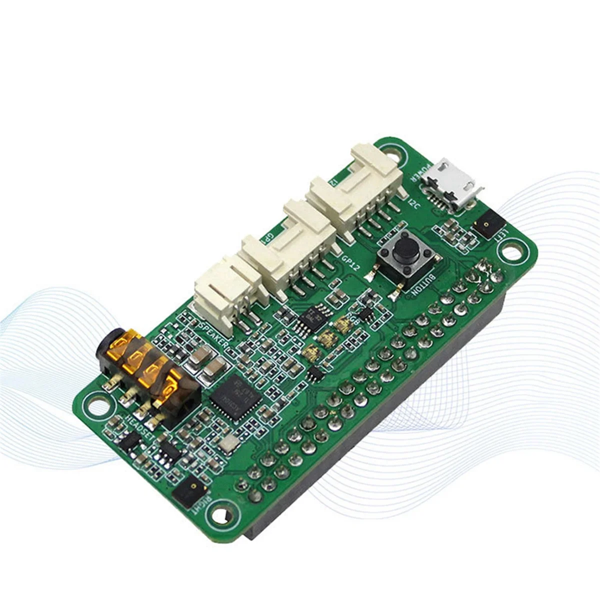 

Новинка 2023 года — для 2/3b/4b ReSpeaker, интеллектуальный модуль распознавания речи, 2 микрофонных массива, плата расширения