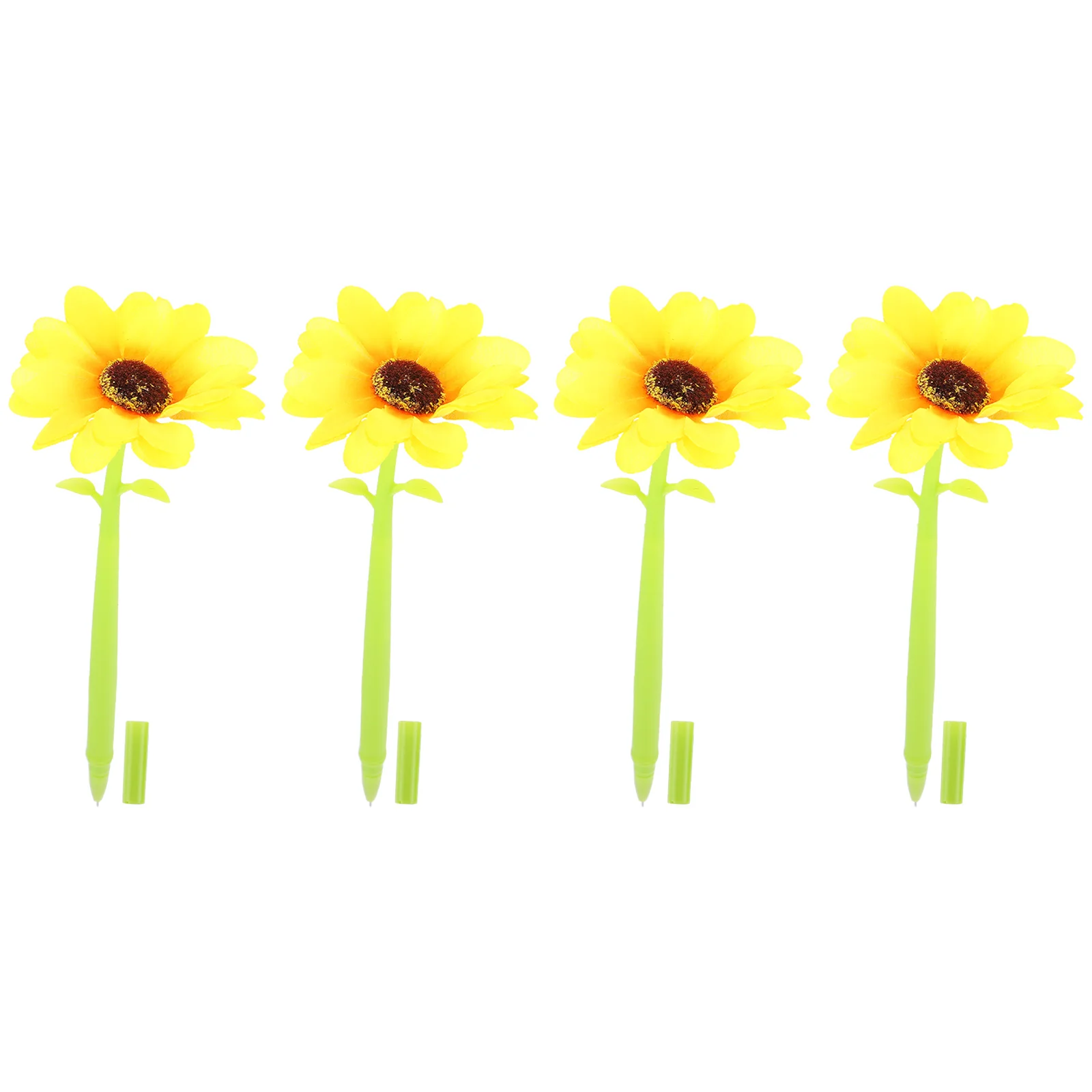 Simulated Sunflower Writing Pens Smooth Writing Pens Office Sign Pens Covered Pens for Home Office Students Stationery