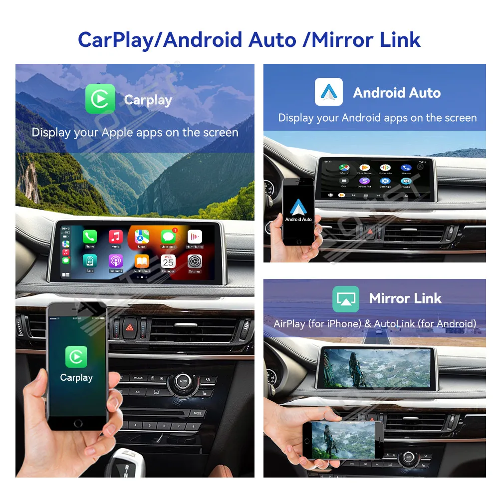 Wireless Carplay Decoder Box For BMW X6 F16 EVO 2017-2020 Android Auto Link AirPlay Unique Design New Car Accessories