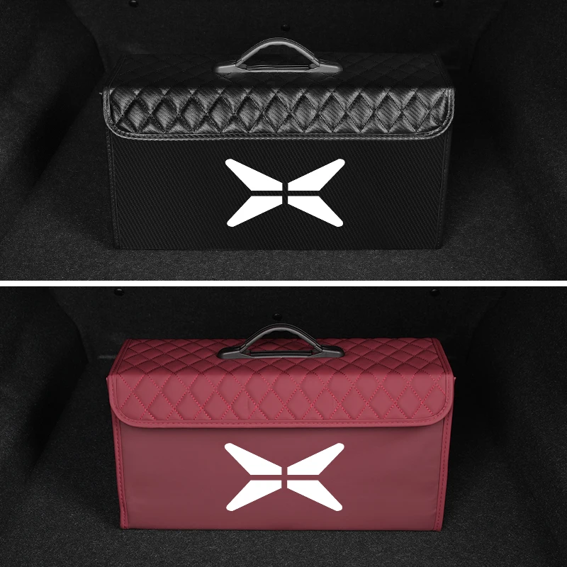 

Car Tools Travel Organiser Leather Storage Bag For Xpeng P7 G3 G3i G9 P5 X2 N5 F30 H93 Beta 2019 2020 2021