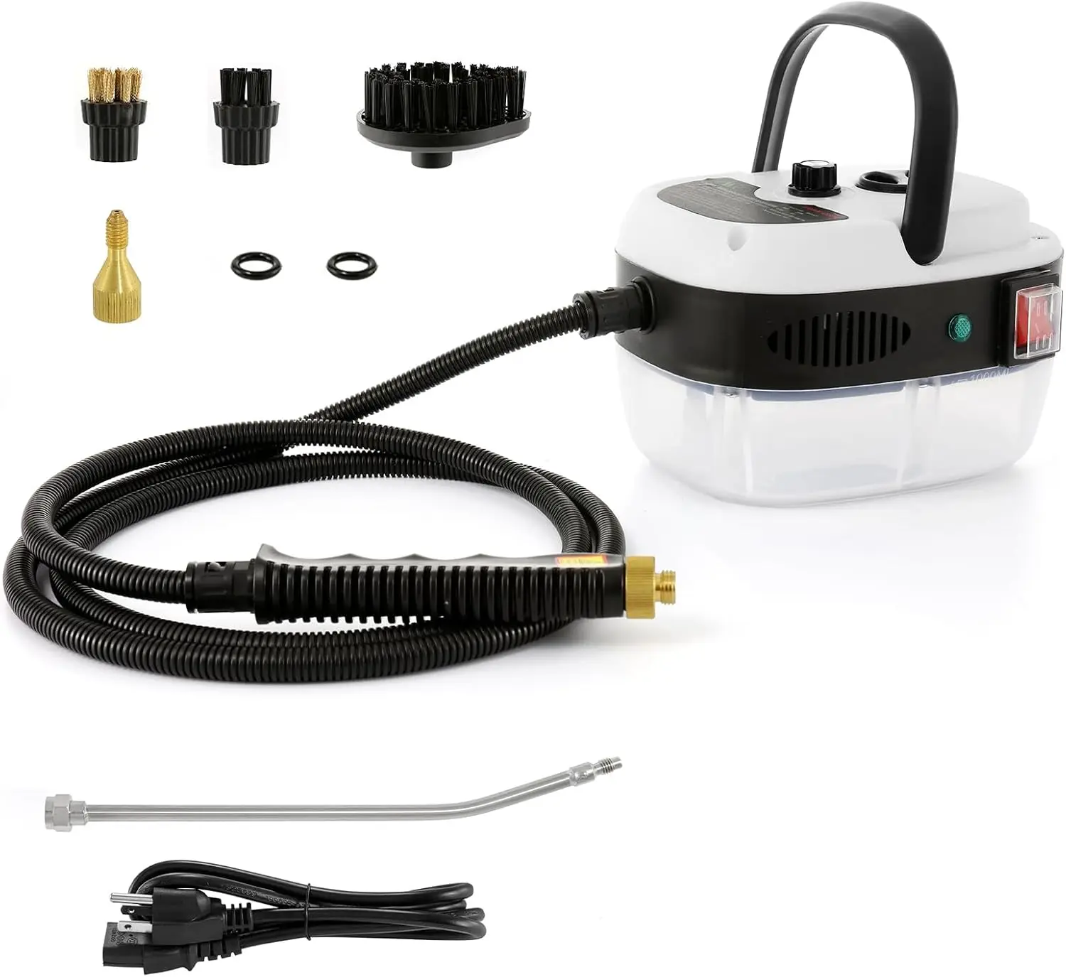 

2500W Steam Cleaner, 1L Portable Handheld Steamer for Car & Home Cleaning