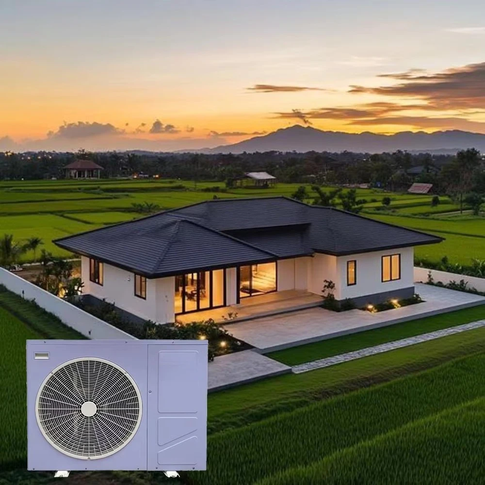 AIRYINI  +++ single unit apartment R32 air source house heating DC variable frequency air to water heat pump house floor heating