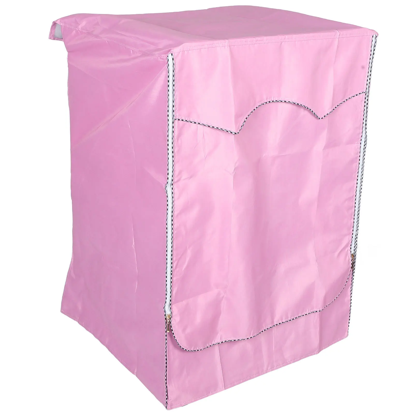 

Protective Cover for Washer and Dryer Full Drum Pink Waterproof Dustproof Sun Resistant Washing Machine Cover Indoor Outdoor