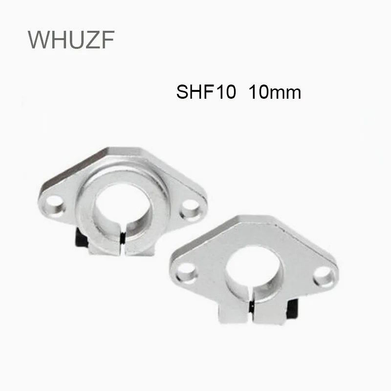 WHUZF Free Shipping 10/20/50pcs/lot SHF10 Linear Shaft Support 10mm Linear Rail Shaft Support Table CNC Router 3D Printer Part