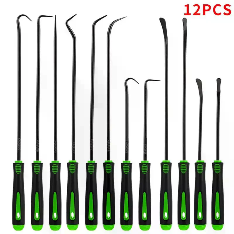 4/12Pcs Car Auto Oil Seal/O-Ring Seal Gasket Pick Mini Precision Hooks Professional Puller Remover Precision Pick And Hook Set