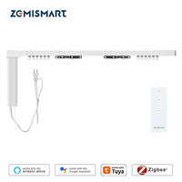 Zemismart Zigbee 3.0 Smart Curtain Track Work with Tuya Zigbee Hub SmartThings Alexa Google Home Assistant Electric Curtains