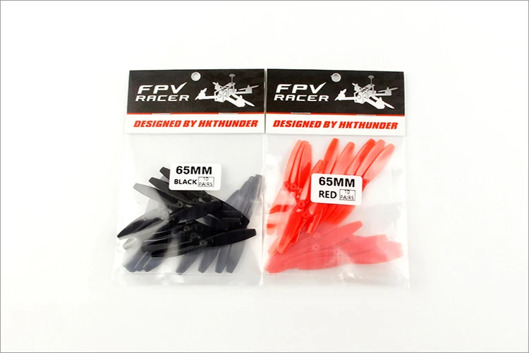 10 paia Kingkong 65mm elica a lama Prop per 720 8520 motore Coreless fai da te KIngkong Q100 Micro Quadcopter