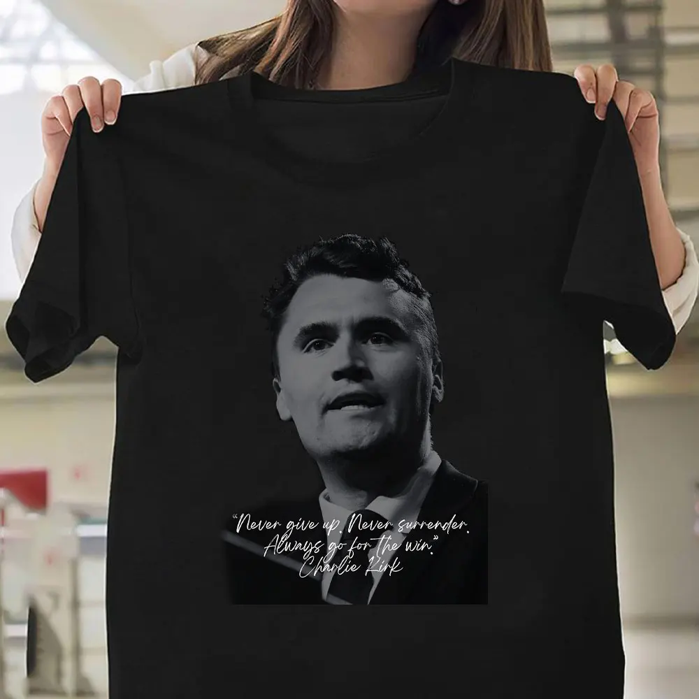 New Charlie Kirk 1993 - 2025 Short Sleeve Shirt All Size Singnature Men Women Cotton Tee Tops CHARLIE KIRK'S Freedom Shirt
