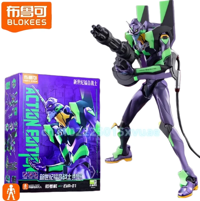 

Blokees EVANGELION-01 NEON GENESIS EVANGELION Toys Desk Decortion Model Action Figures Assembled Toy Kid Birthday Gift