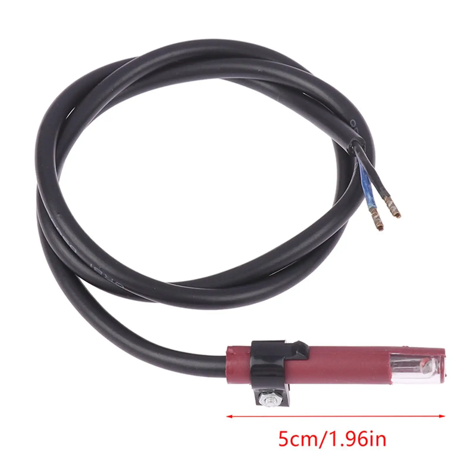 プロフェッショナル QRB1 火炎検出フォトセルセンサー 50cm PP 素材フォトレジスタ オイルバーナー廃油用