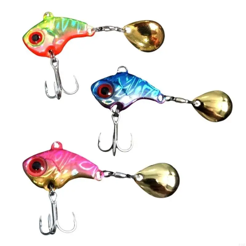 

340F 3Pcs Fishing Spoons Lures Metal Hook Baits Trout Casting Spinner Fish Baits Set