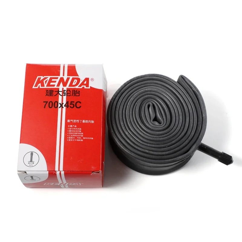 KENDA bicycle inner tube 700Cx45C Schrader valve 48L road bike tubes tire chambre air ultralight high quality Butyl rubber tube