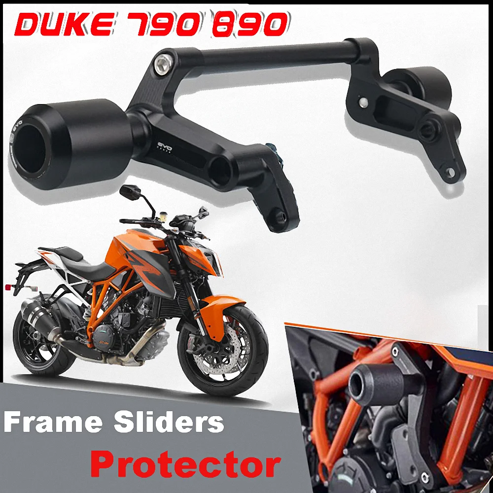 

For KTM Duke790 Duke890 Frame Sliders Motorcycle Accessories Duke R 890R 790 890 Protection Gears Crash Pad 2020 2021 2022 2023