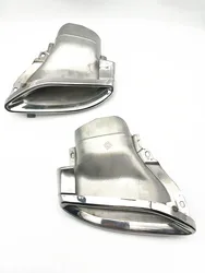 for car Benz Rear Exhaust Pipe Left or Right Tail Pipe Trim Cover W212 E180 E200 E220 E250 E300 E350 OE; A2124902727 A2124902827