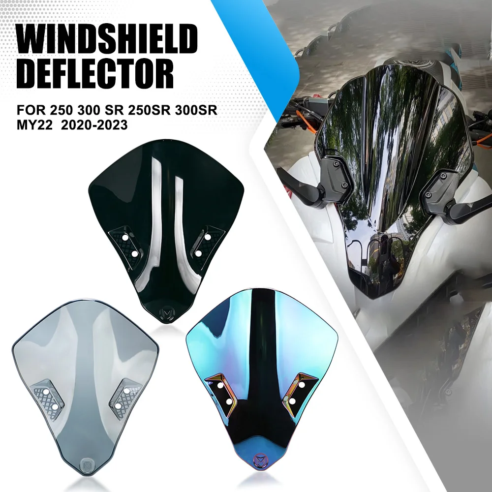 

For CFMOTO CF MOTO 250 300 SR 250SR 300SR MY22 2020-2021 2022 2023 Motorcycle WindScreen Double Bubble Wind Screen Deflector