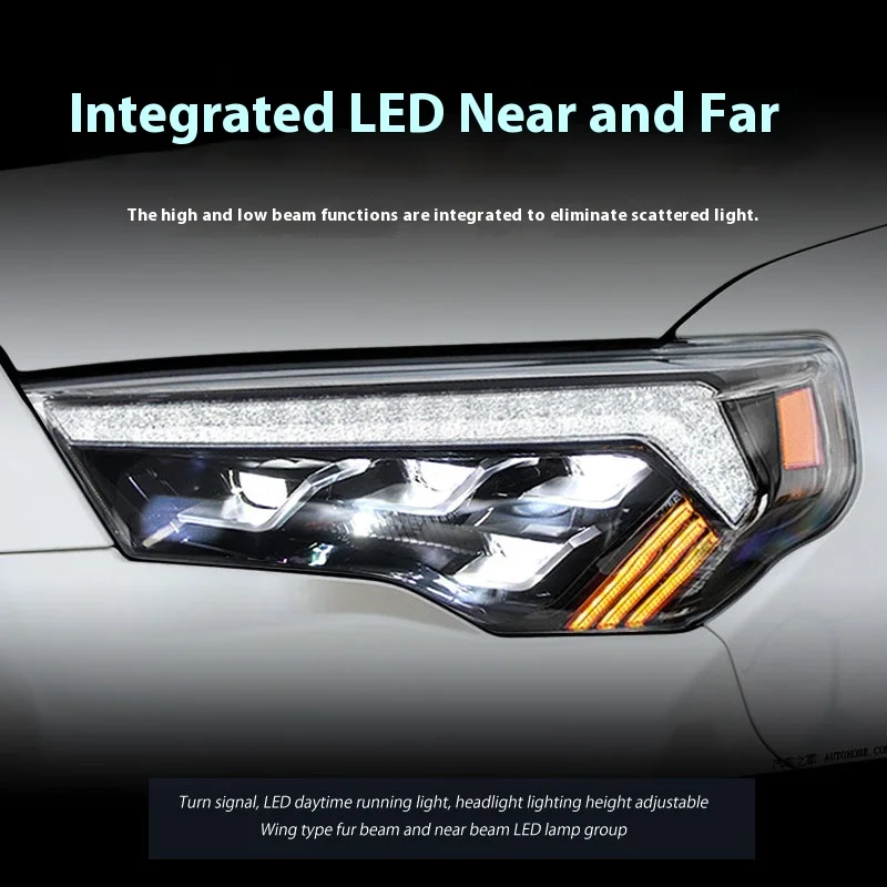 New 14-20 for Toyota supra Speedmaster LED Headlight Assembly for 4Runner 6000k Color Temperature  Daytime Running Turn Signal
