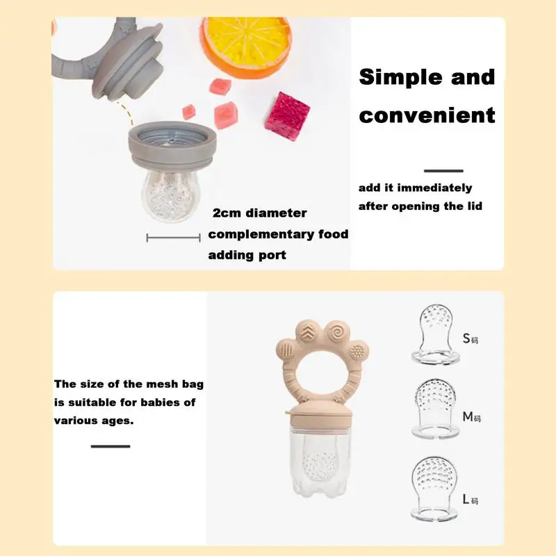 Fruit Feeder Pacifier Kid Teething Relief Teether Toy Kids Kid Teether Toys Kids Teething Relief Cartoon Point For Children Kids