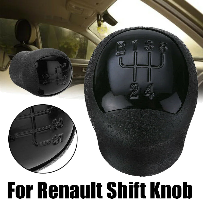 5 Speed Manual Car Gear Shift Knob Shifter Lever for Renault Clio Kangoo