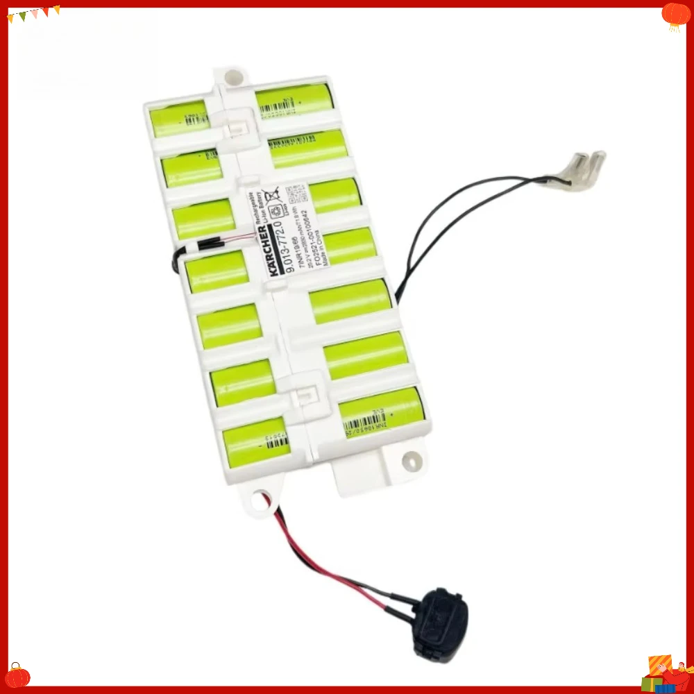 25.2V Li-ion Replacement Battery Compatible with Karcher FC7 Wet Dry Vacuum, 2850mAh 4000mAh 5000mAh 6000mAh