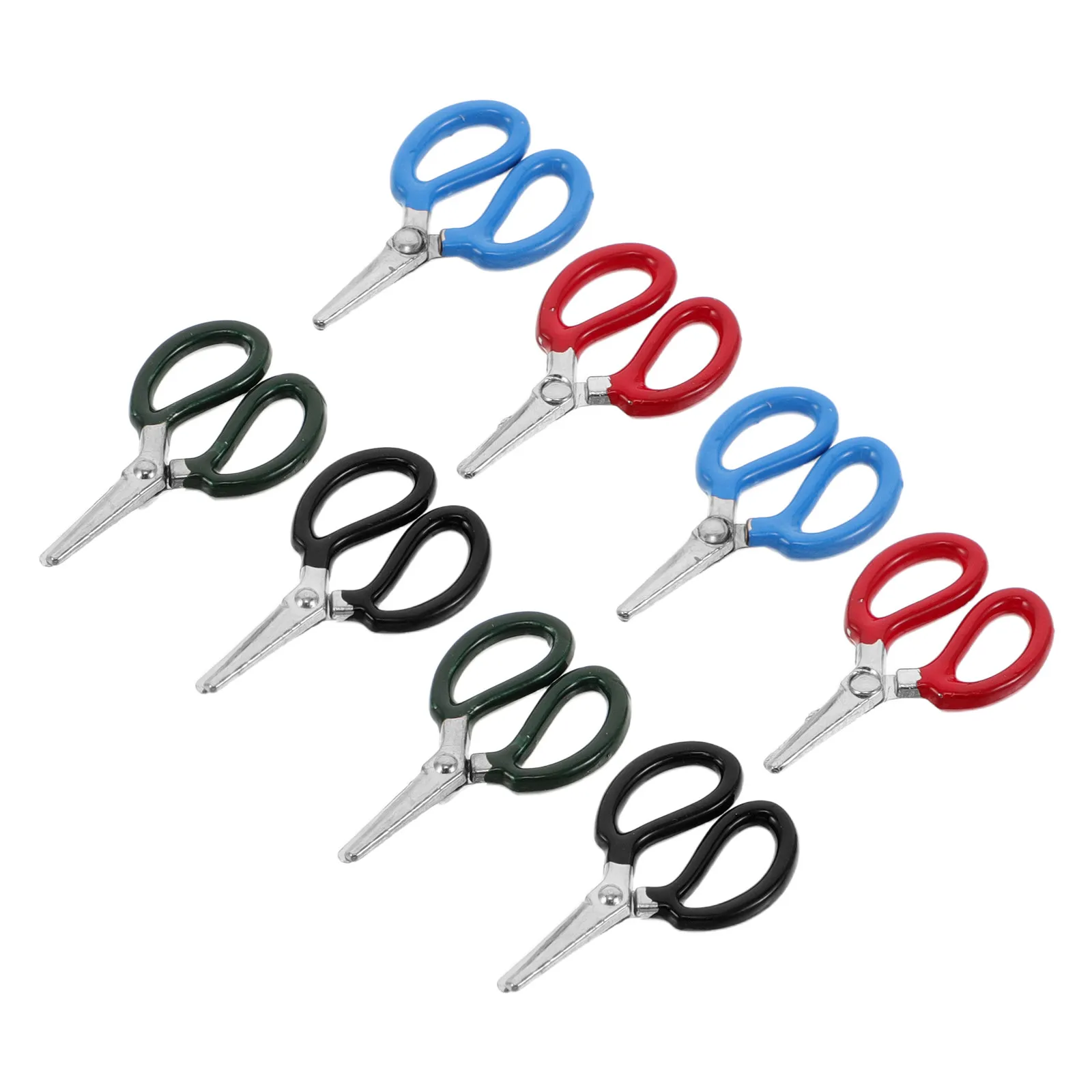 8Pcs Miniature Sewing Scissors Realistic Vintage Metal Accessories for Dollhouse Micro Landscape Tiny Sewing Tools for Crafting