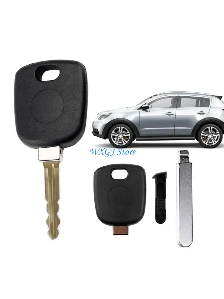 

37JE Automotive Spare Kits Transponder Car Case Shell With Remote Blade Quick Installation Replacement Housing Blade