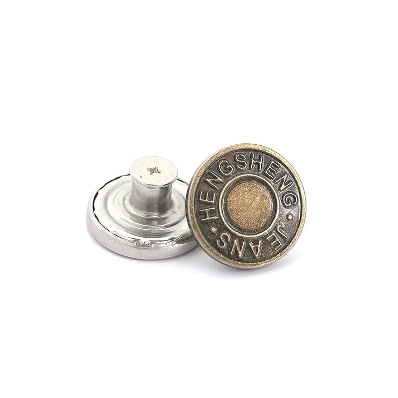 10/20Pcs Button Pins For Loose Jeans No Sew Instant Replacement Snap Tack Pant Button Adjustable Metal Pants Button Tightener