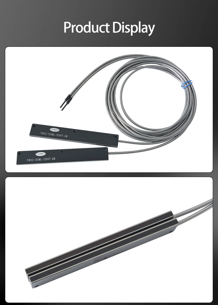 FUWEI FWT32-130ML-120 Durchgangsstrahlbereich Matrix Sensor Typ Gittermaske Maschine Faseroptischer Sensor Matrix Typ Glasfasersensor – Detail 10