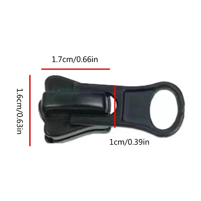 10pcs #3 #5 #8 Zippers Sliders Zippers Repair Zips Zippers Pullers Replacement Zippers for Jackets Suitcases Backpacks B03E