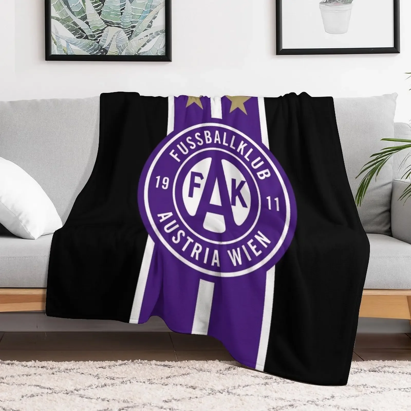 Austria Footbal fans ultras hooligans Vienna Wien Throw Blanket Softest Thermals For Travel Stuffeds Blankets