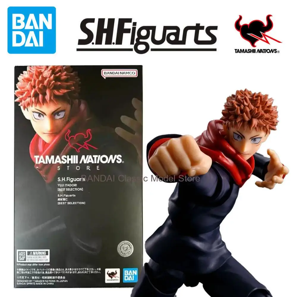 

В наличии оригинальная коробка BANDAI S.H.Figuarts JUJUTSU KAISEN YUJI ITADORI SHF, экшн-фигурка, модель, подарок для детей, упаковка из пенопласта