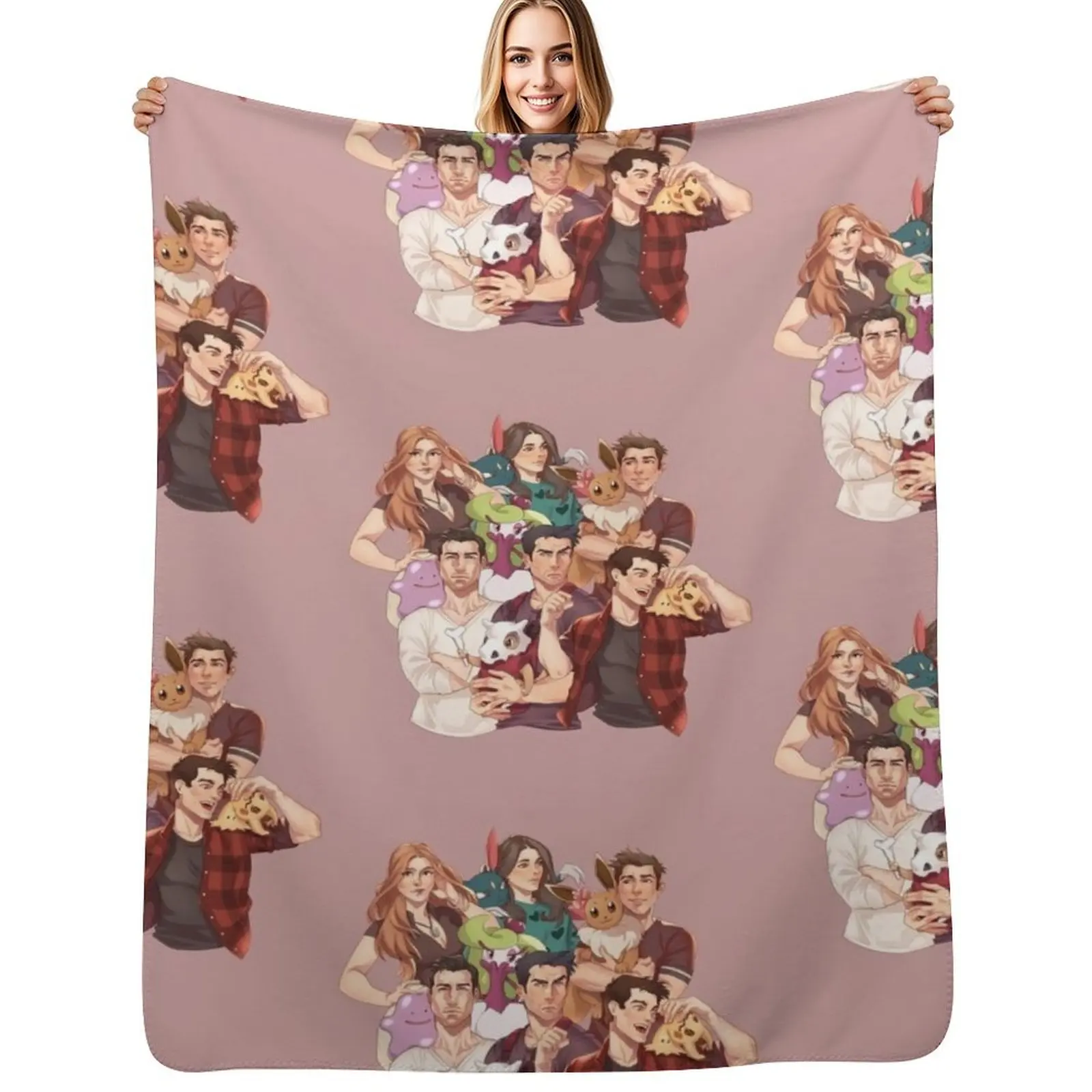 Teen wolf Trainers Throw Blanket Beach Flannel Beautifuls Kid'S Hairys blankets and throws Blankets