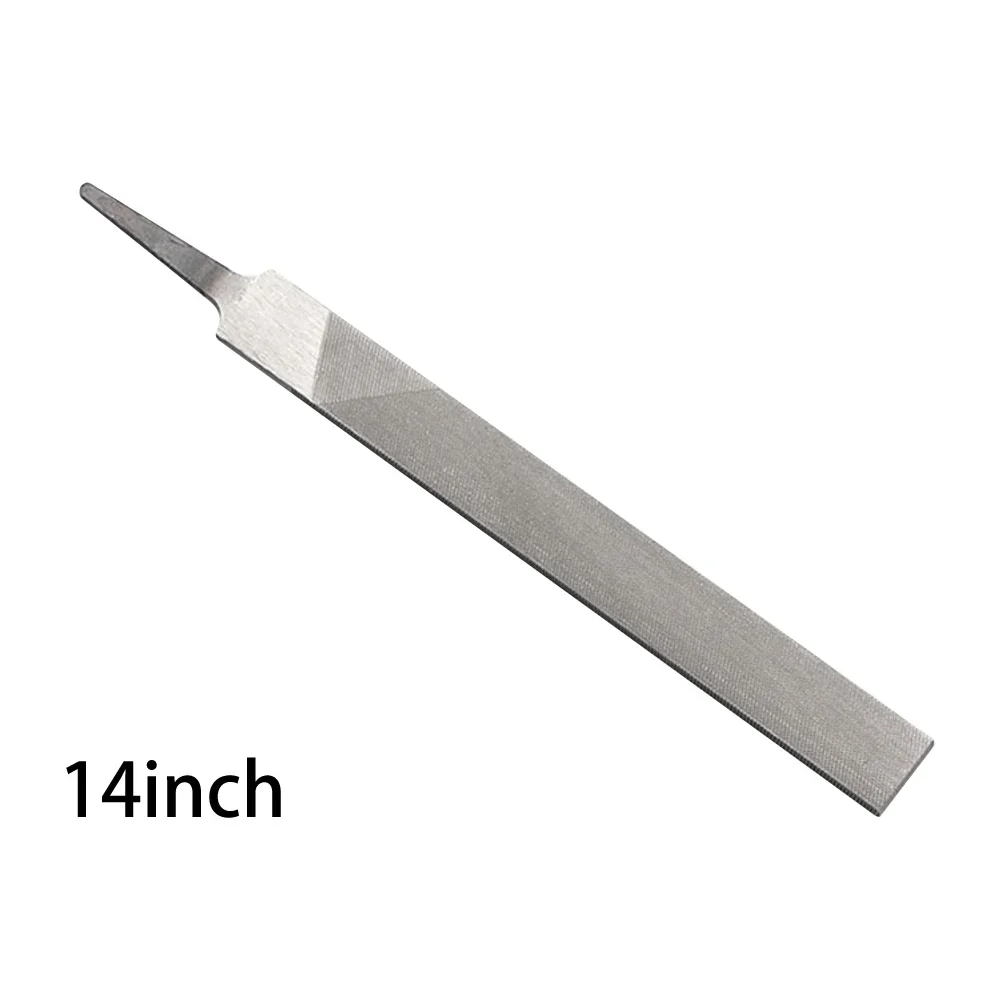 HCS Flat Head File Coarse Medium Fine Tooth Deburring Wood Trimming Carpenter Metal Grinding Polishing Hand Tools Accesories