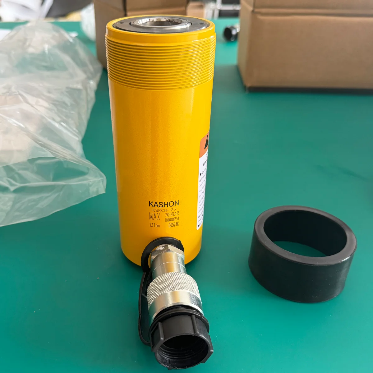 MSRCH-123, ENERPAC Same,  13 Ton 76mm Stroke Push and Pull Center Hole Single Acting Hollow Hydraulic Cylinder/jack
