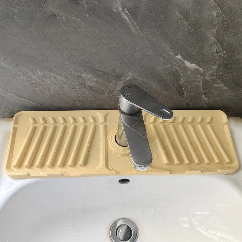 Elevated slope drain pad faucet sink splash proof pad drainage pool anti slip soap splash proof pads