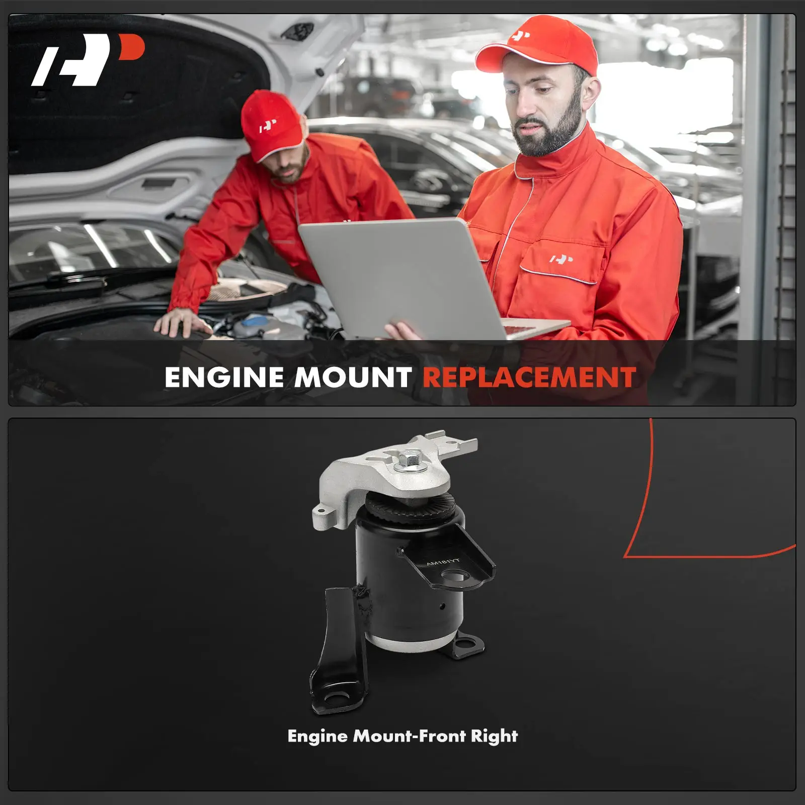 A-Premium Front Right Engine Mount for Ford EcoSport 2013-2016