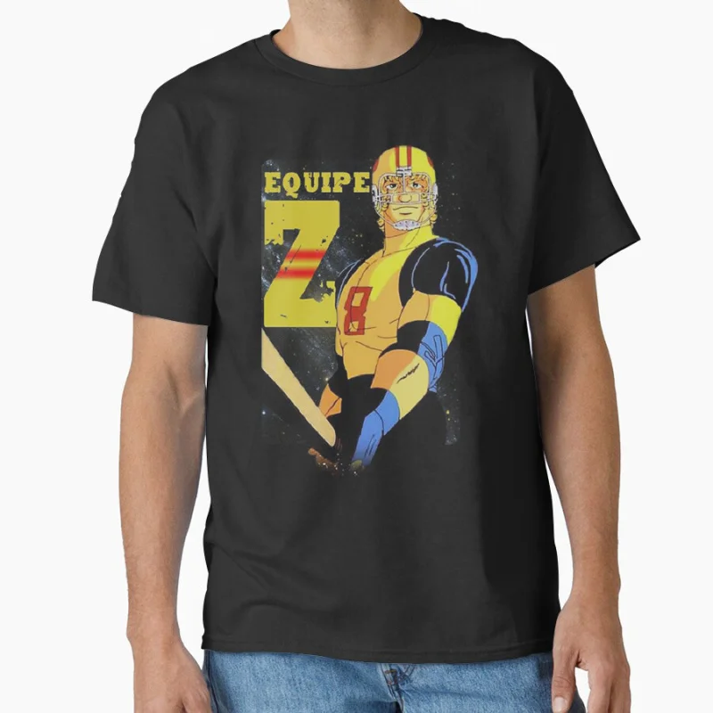 EQUIPE Z Rugball Cobra The Space Adventure Psychogun Kobura Adventure manga 80s retro animeT Shirt for men large size tops S-6XL