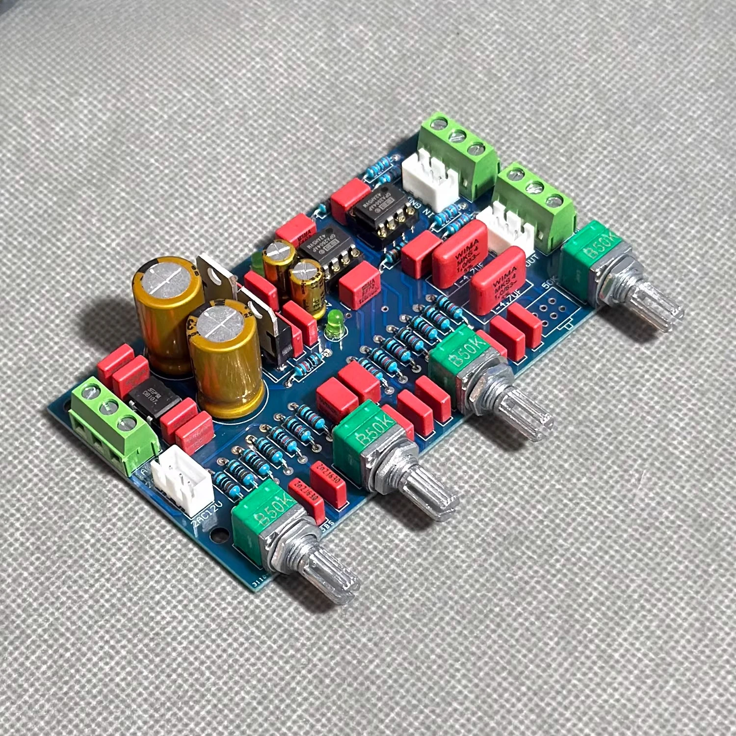 Refer to A1 line to improve 2604 5532 with tone pre-stage amplifier op amp board