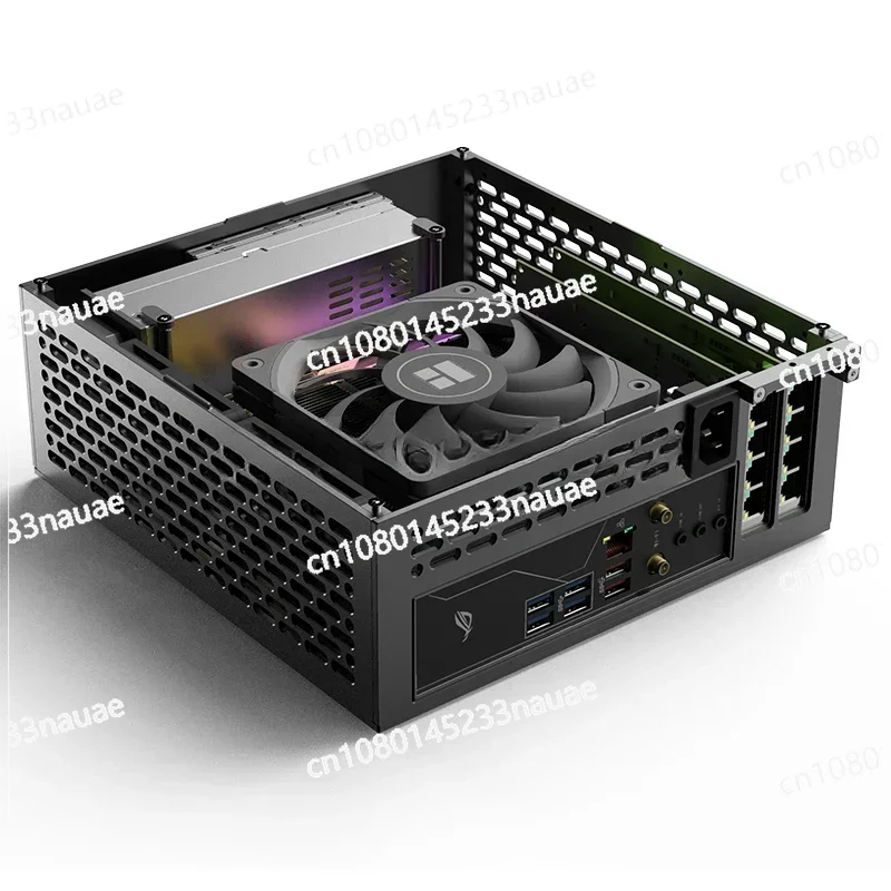 1u Power Supply Itx Chassis with Double Chamfer  5 Litre Mini A24-V5 Dual Slot Single Display