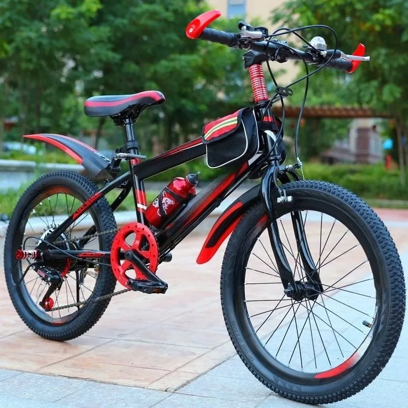 Teenager Variable Speed Mountain Bike 18/20/22/24 Inch Adjustable Speed Bicycle for Outdoor Sports and Daily Commuting