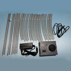 1Set 1/160 Scale Train Railway Track Model 390mm Curve Radius 280 Straight-track Railroad Accessories for DIY Sand Table Scene