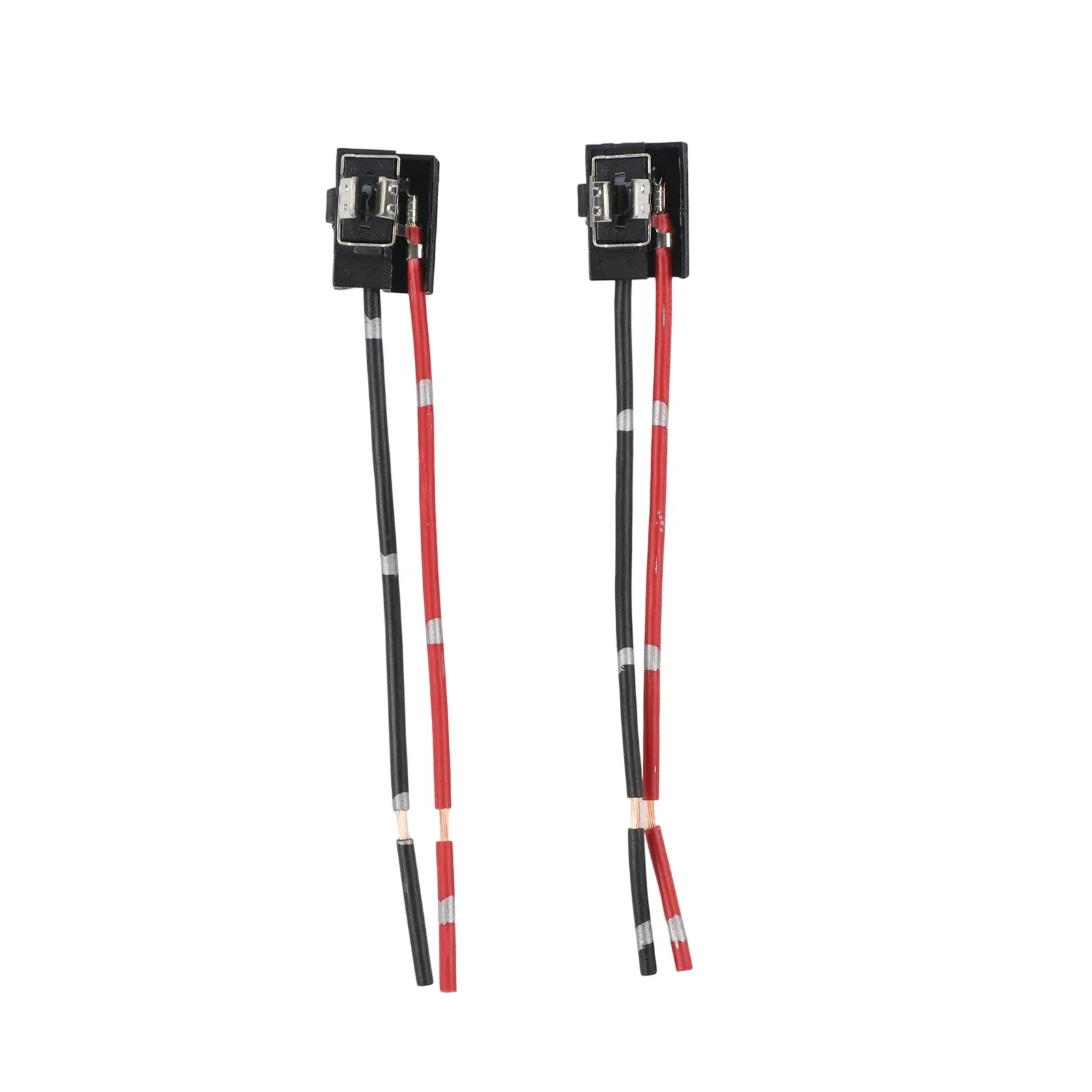 Black Car Headlight Connector Versatile Compatibility ABS Plastic Easy Installation Heat Resistant High Reliability