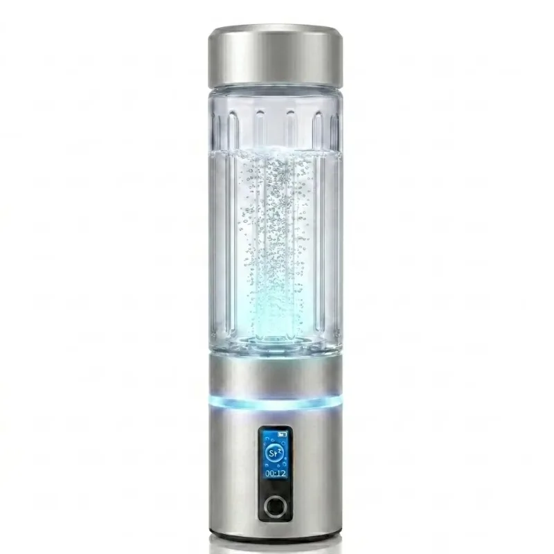Portable SPE PEM Hydrogen Water Bottle 3000PPB USB Rechargeable H2 Cup for Juice Coffee Wine Beverage