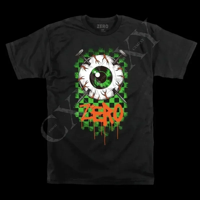 

·New ZERO Skateboards Vintage Men's Women's Black T-Shirt Size S To 3XL Summer Loose Short Sleeves Cotton T Shirt Top Tees
