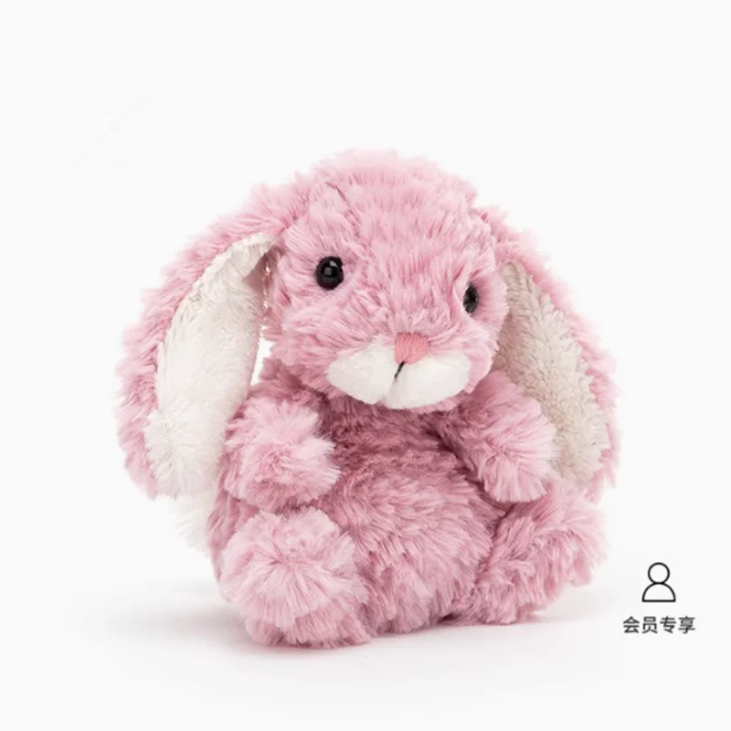 

Милый сладкий розовый тюльпан, плюшевый кролик, мягкая мягкая игрушка, приятная удобная игрушка для маленьких девочек, детский подарок на день рождения