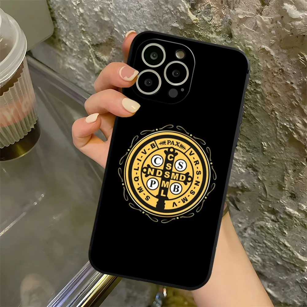 Orthodox Cross Icon Phone Case for iphone 13 11 15ProMax 14 12 Pro Xs Max Mini Xr X 7 8 6 6s Plus Shell Coque